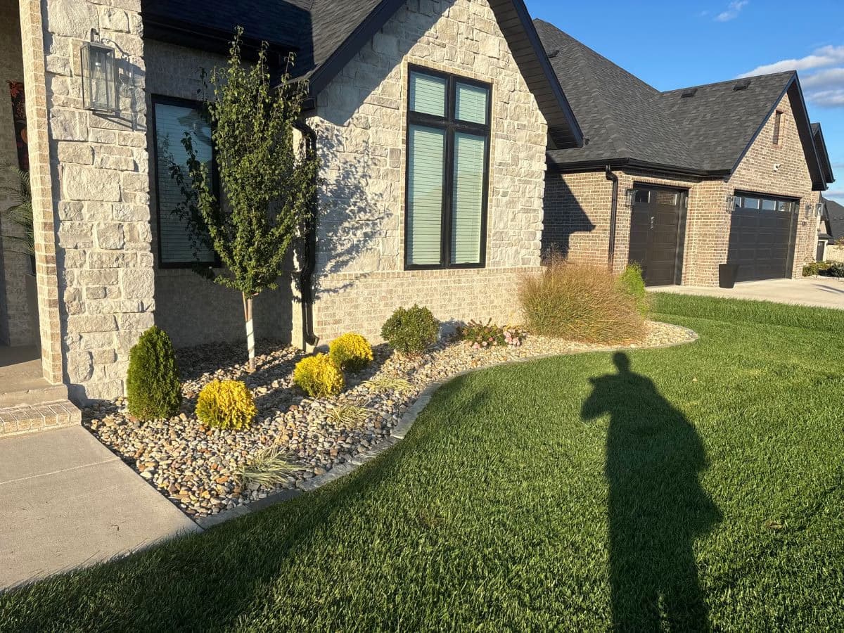 Installed landscape detail